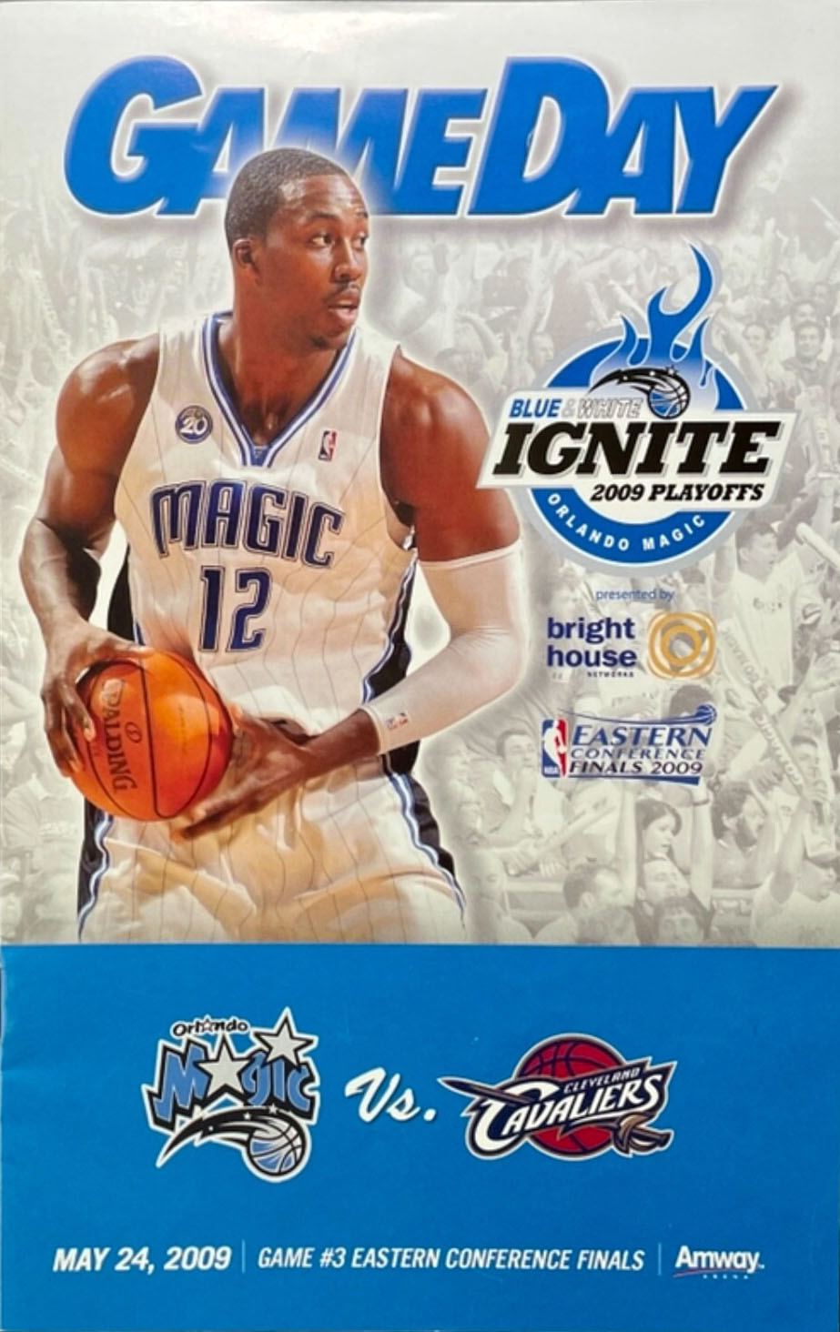 2009 Orland Magic playoff program