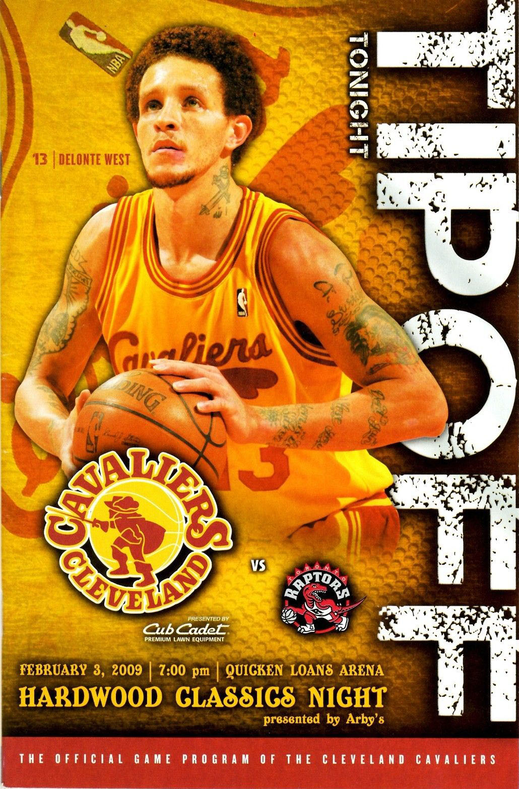 2008-09 Cleveland Cavaliers program