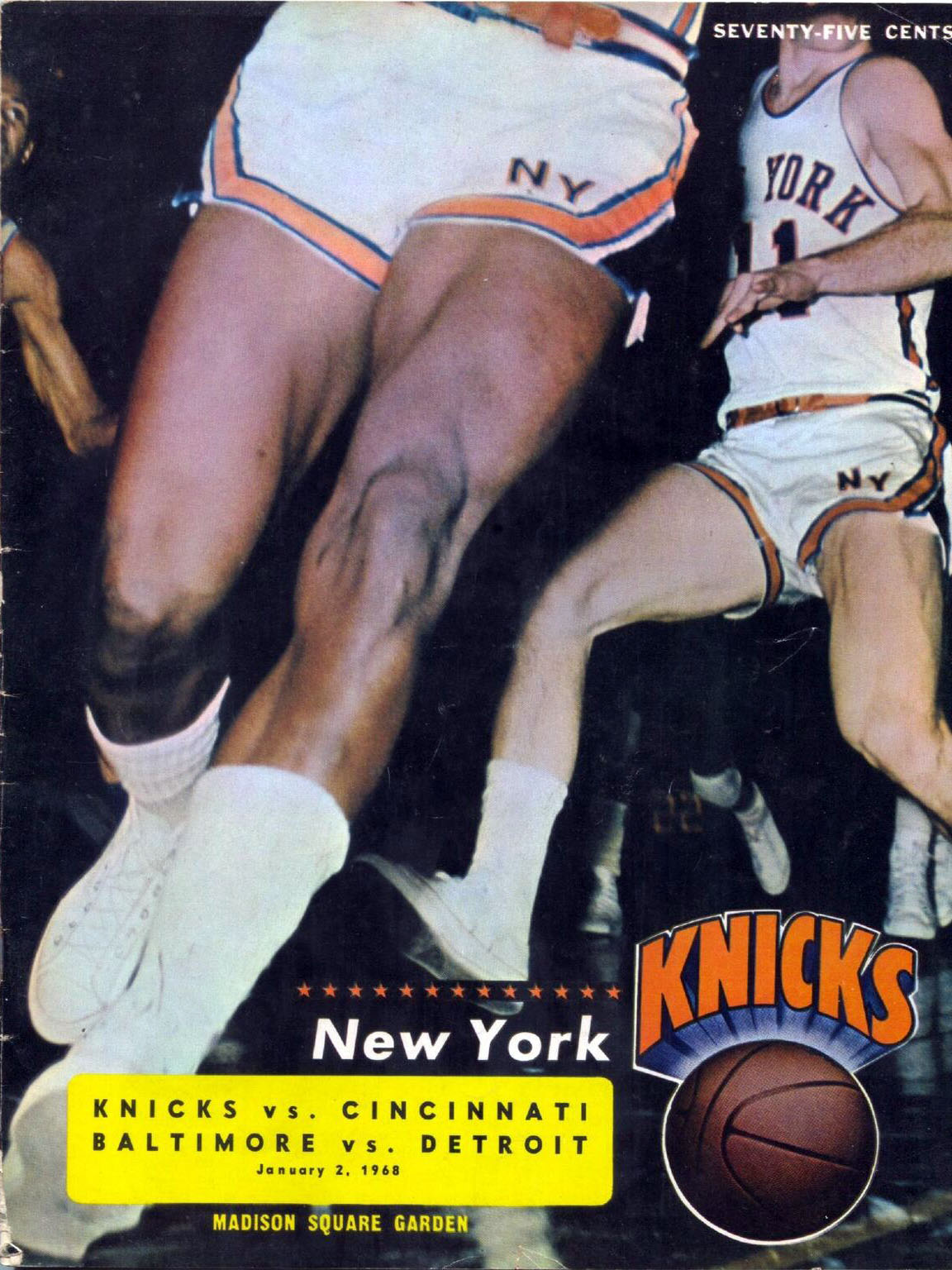 1967-68 New York Knicks program