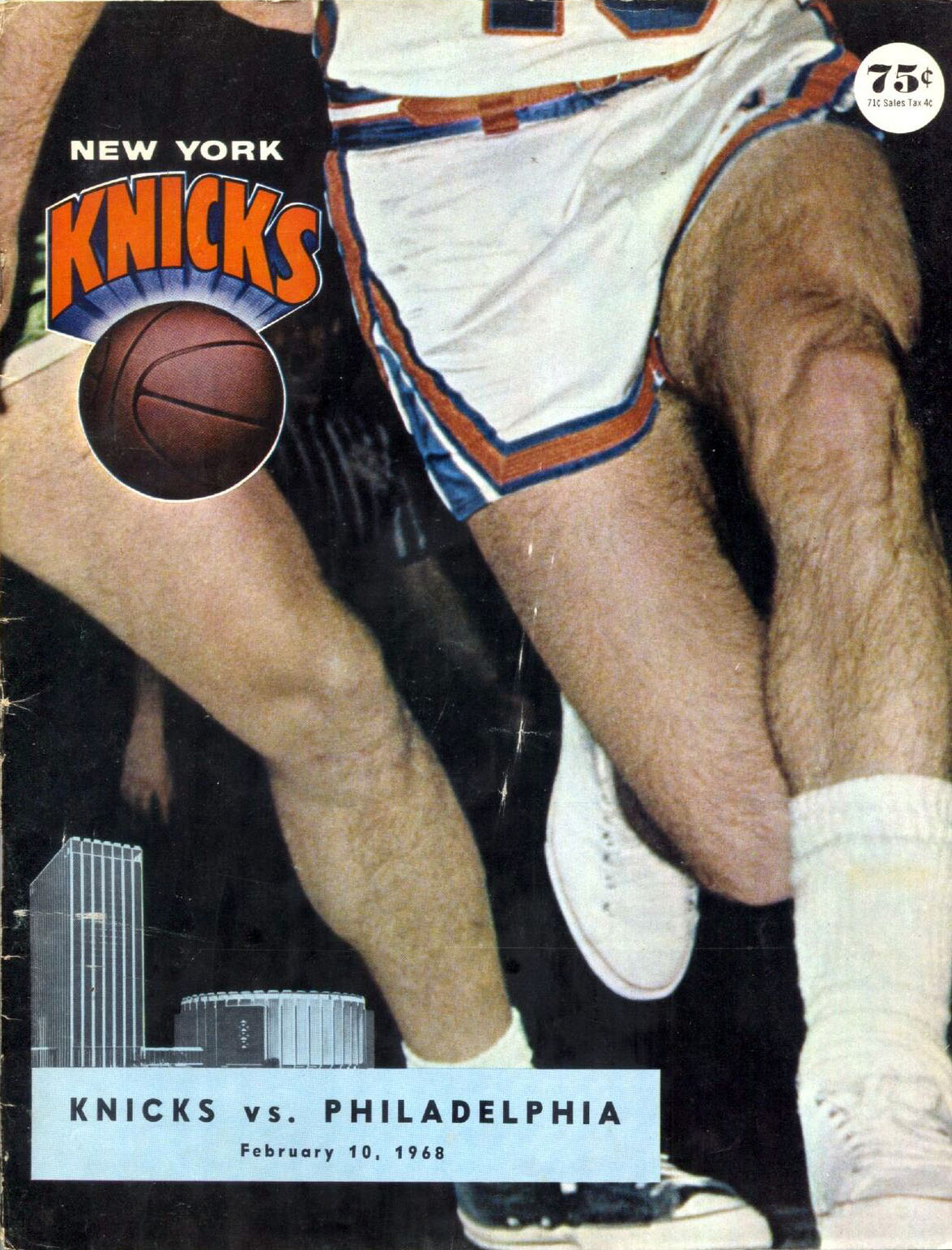 1967-68 New York Knicks program