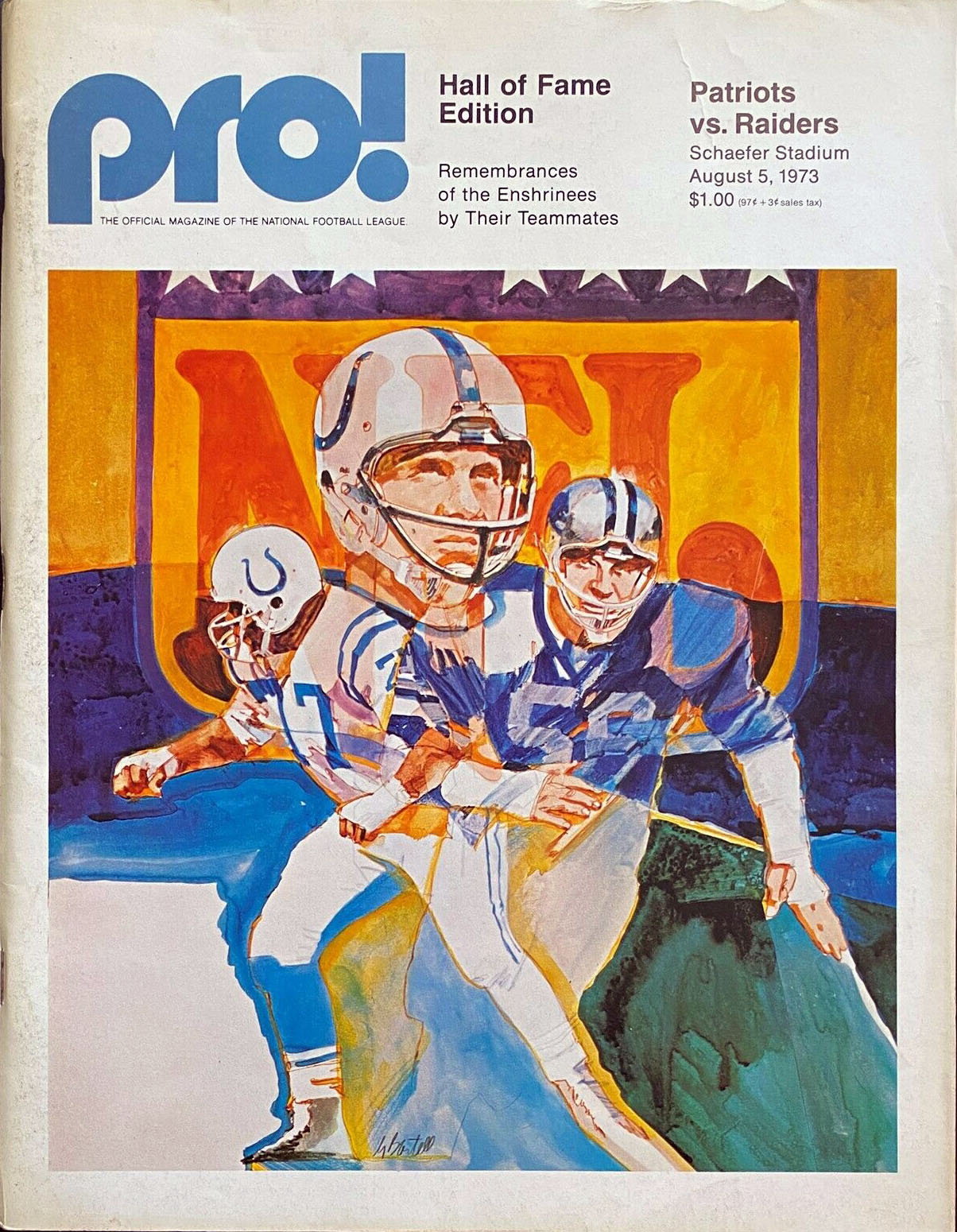 New England Patriots vs. Oakland Raiders (August 5, 1973)