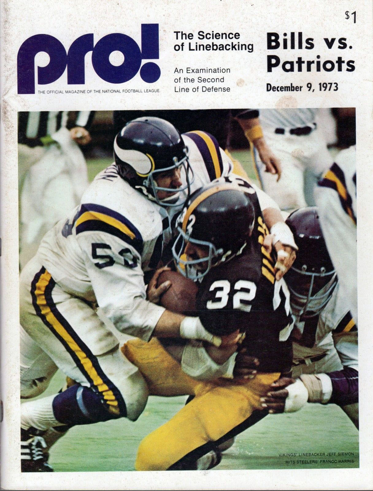 Buffalo Bills vs. New England Patriots (December 9, 1973)