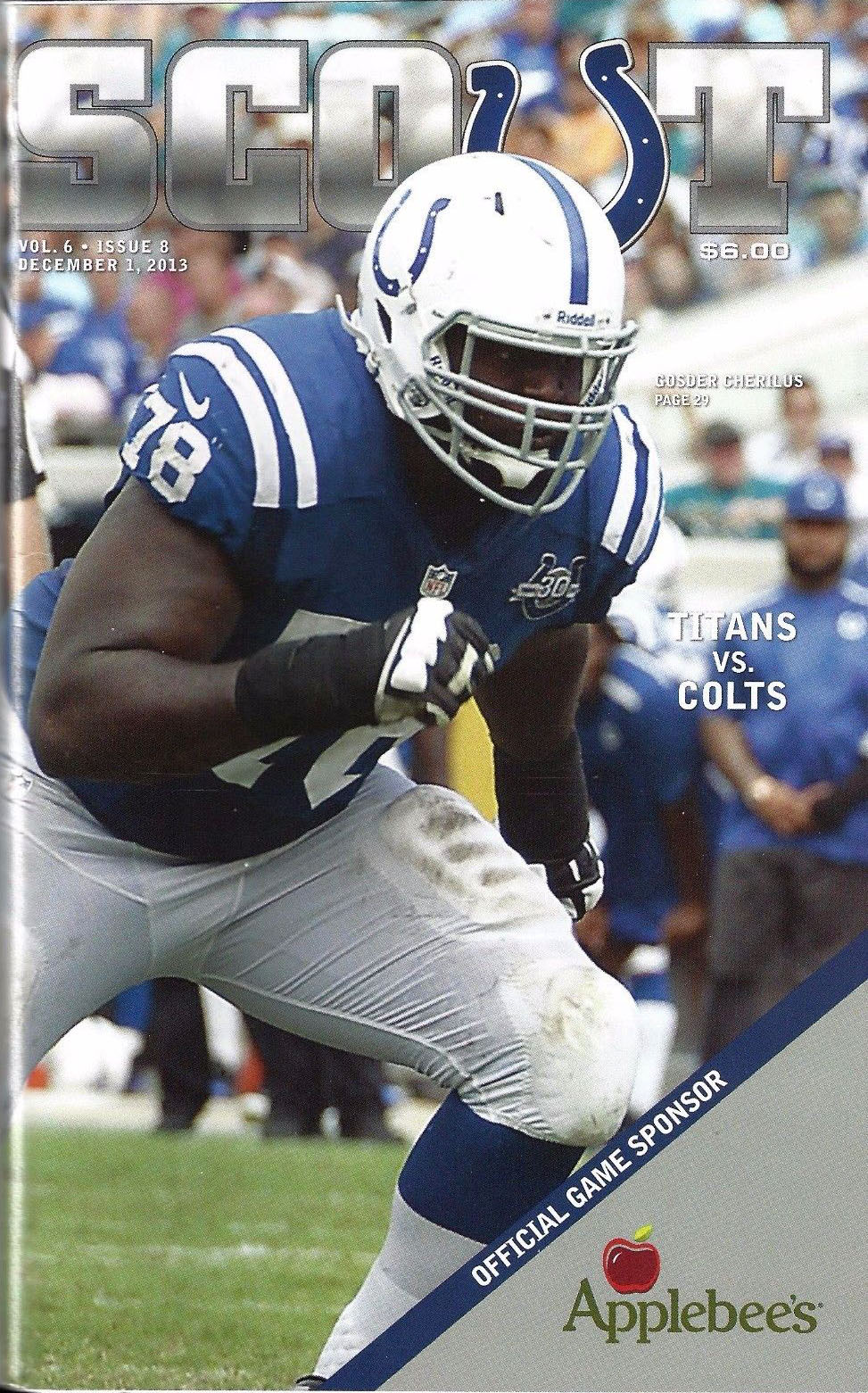 Indianapolis Colts vs. Tennessee Titans (December 1, 2013)