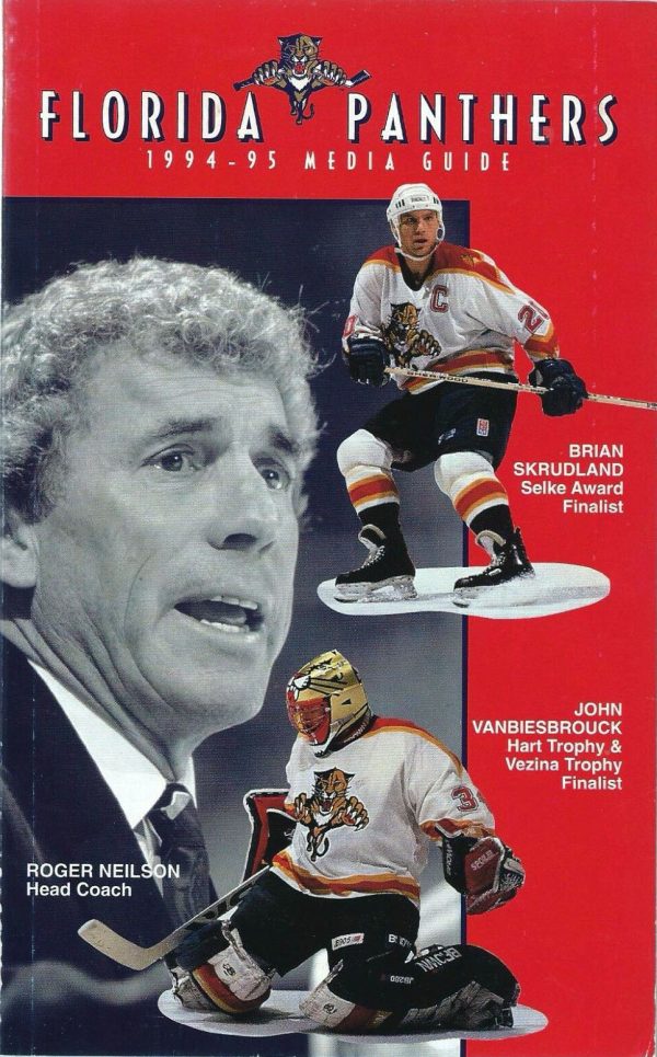 1994-95 Florida Panthers media guide