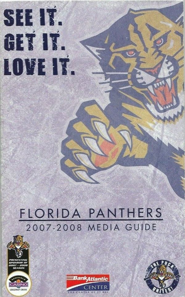 2007-08 Florida Panthers media guide