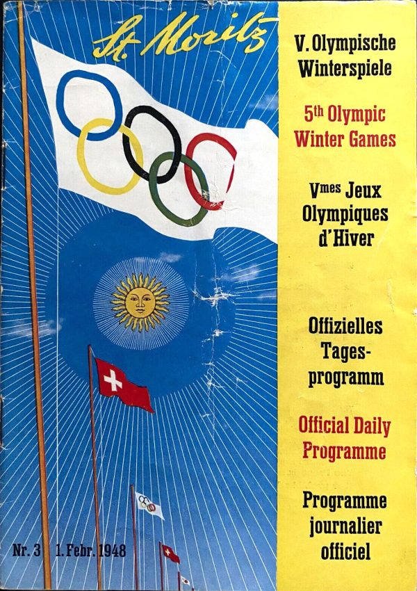 1948 Winter Olympics program