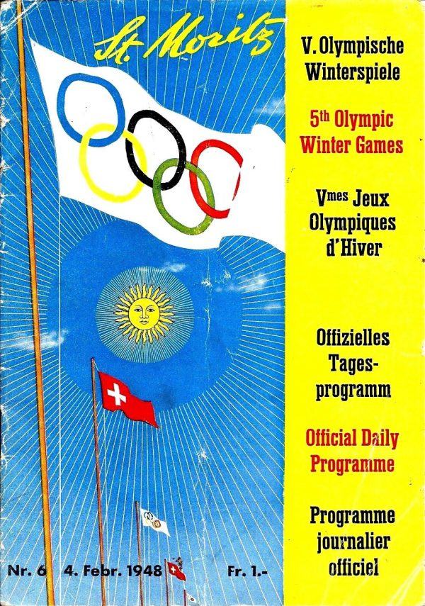 1948 Winter Olympics program