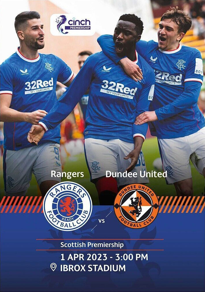 Rangers vs. Dundee United (April 1, 2023)