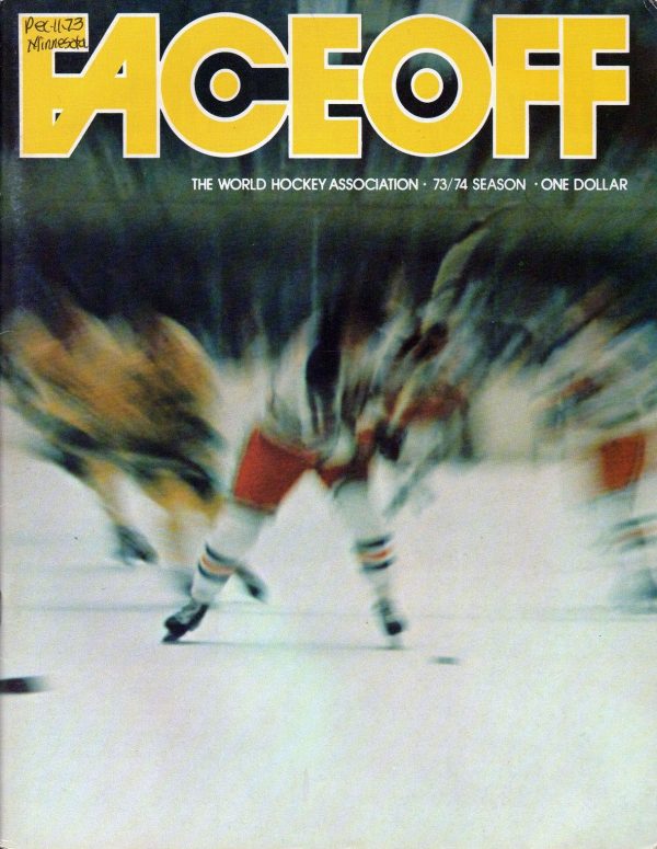 1973-74 WHA Faceoff Magazine