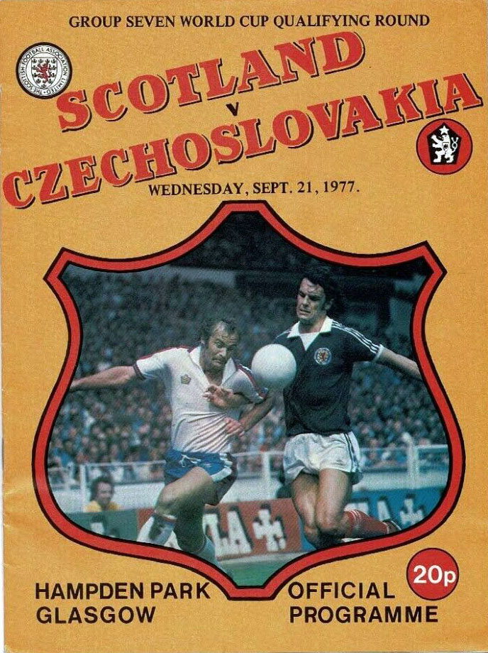 Scotland vs. Czechoslovakia (September 21, 1977)