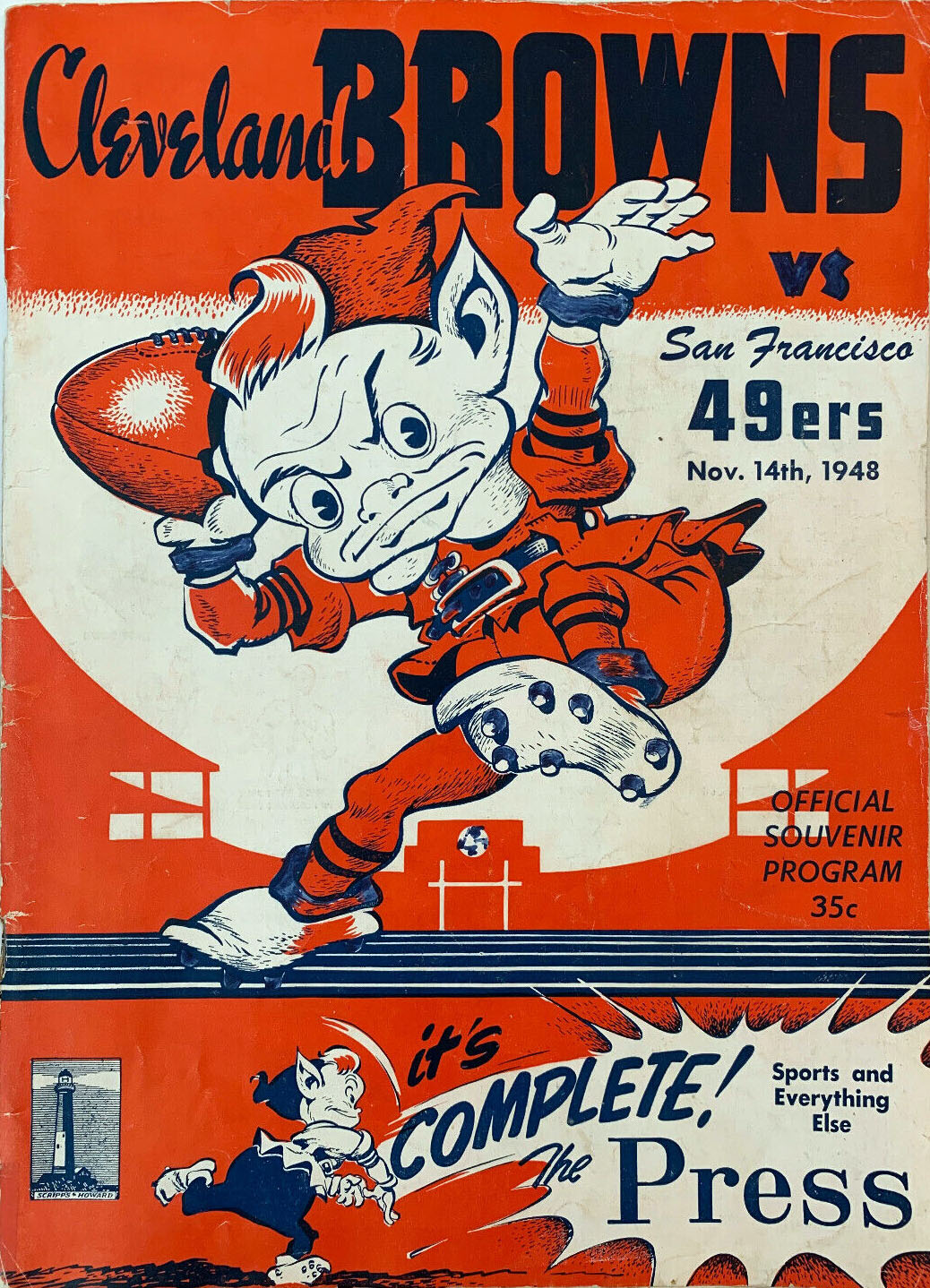 Cleveland Browns vs. San Francisco 49ers (November 14, 1948)