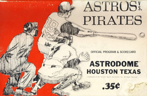 1970 Houston Astros program