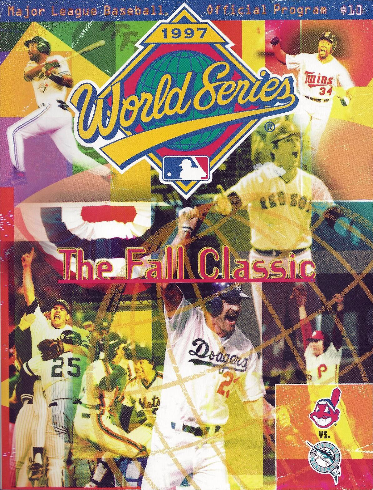 MLB World Series Program: Florida Marlins vs. Cleveland Indians (1997)