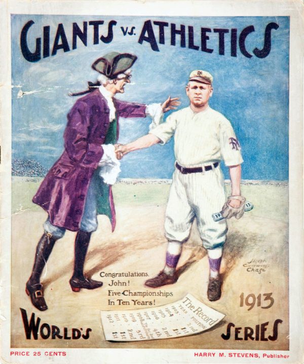 1913 New York Giants World Series program