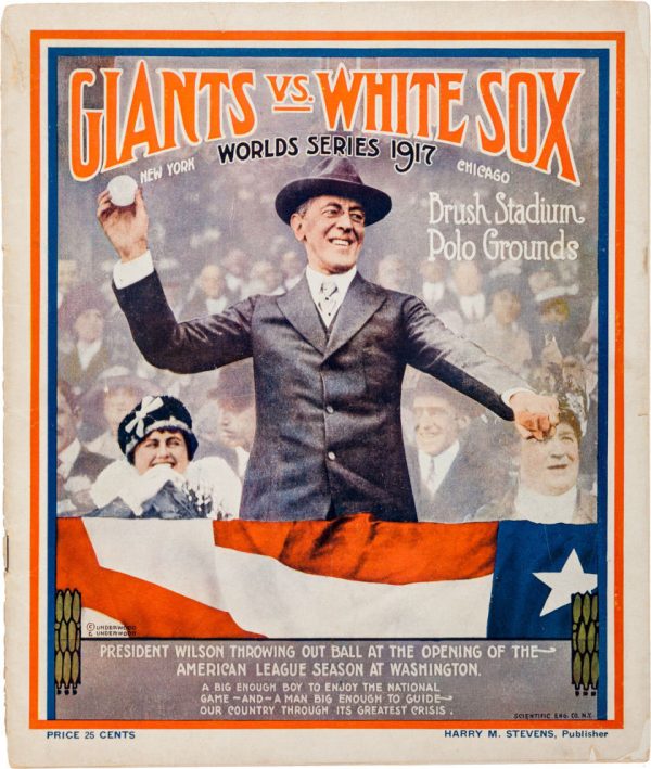 1917 New York Giants World Series program