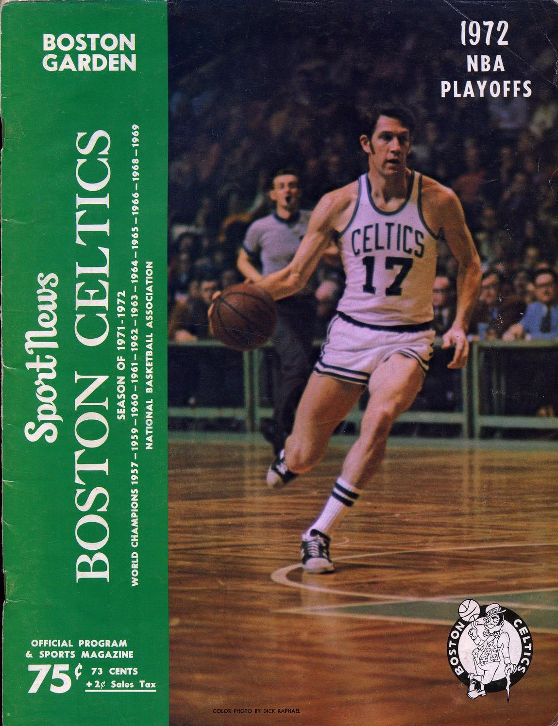 1971-72 Boston Celtics program