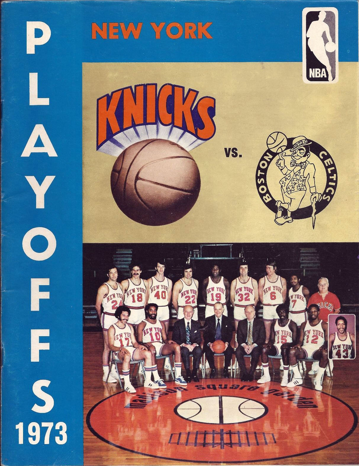 1972-73 New York Knicks playoff program