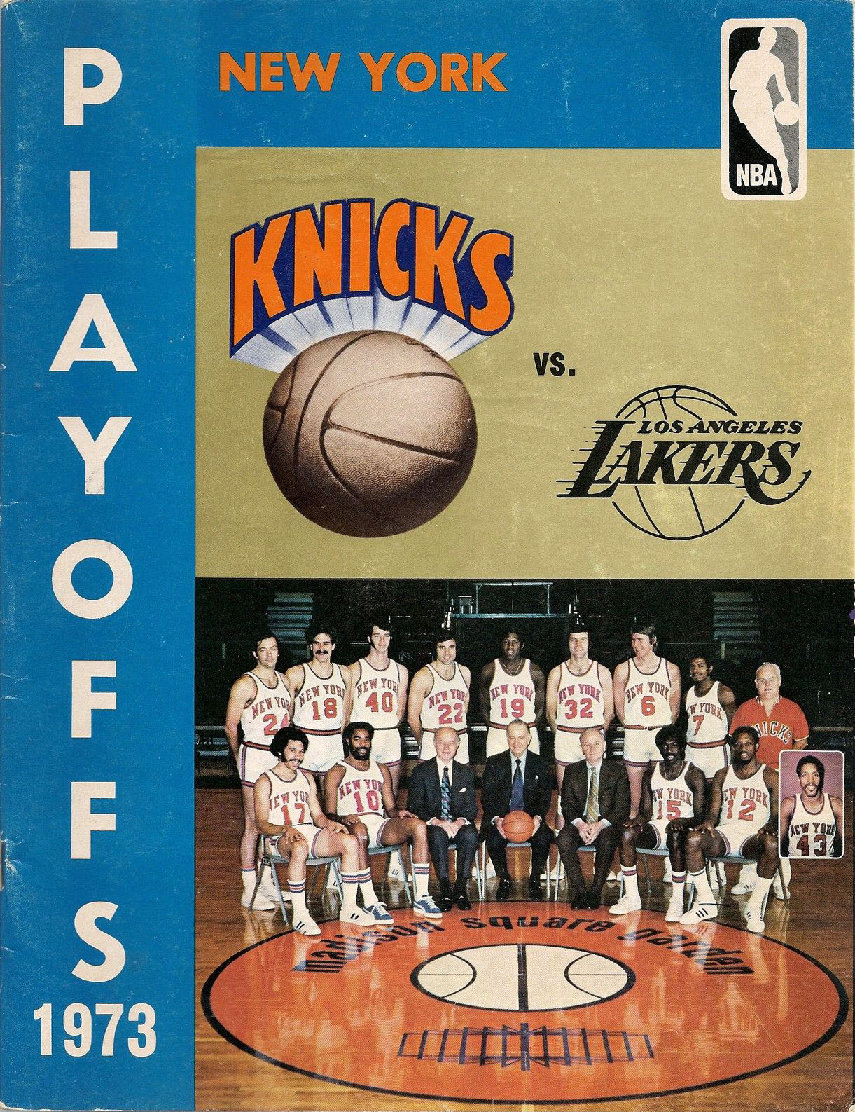 1972-73 New York Knicks playoff program