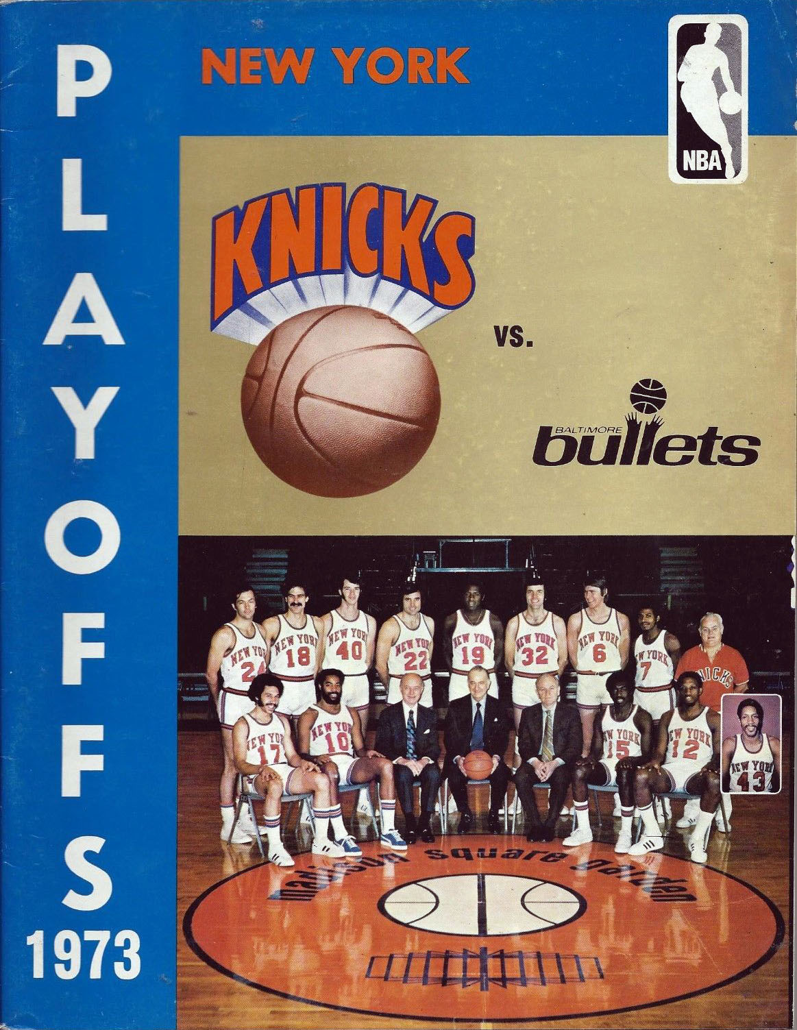 1972-73 New York Knicks playoff program