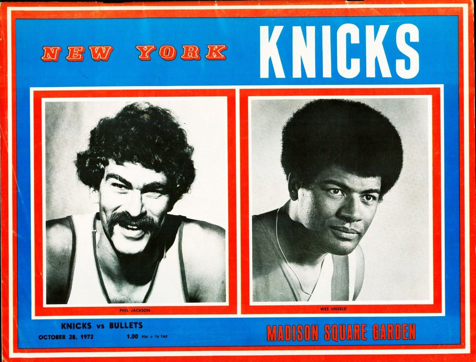 1972-73 New York Knicks program