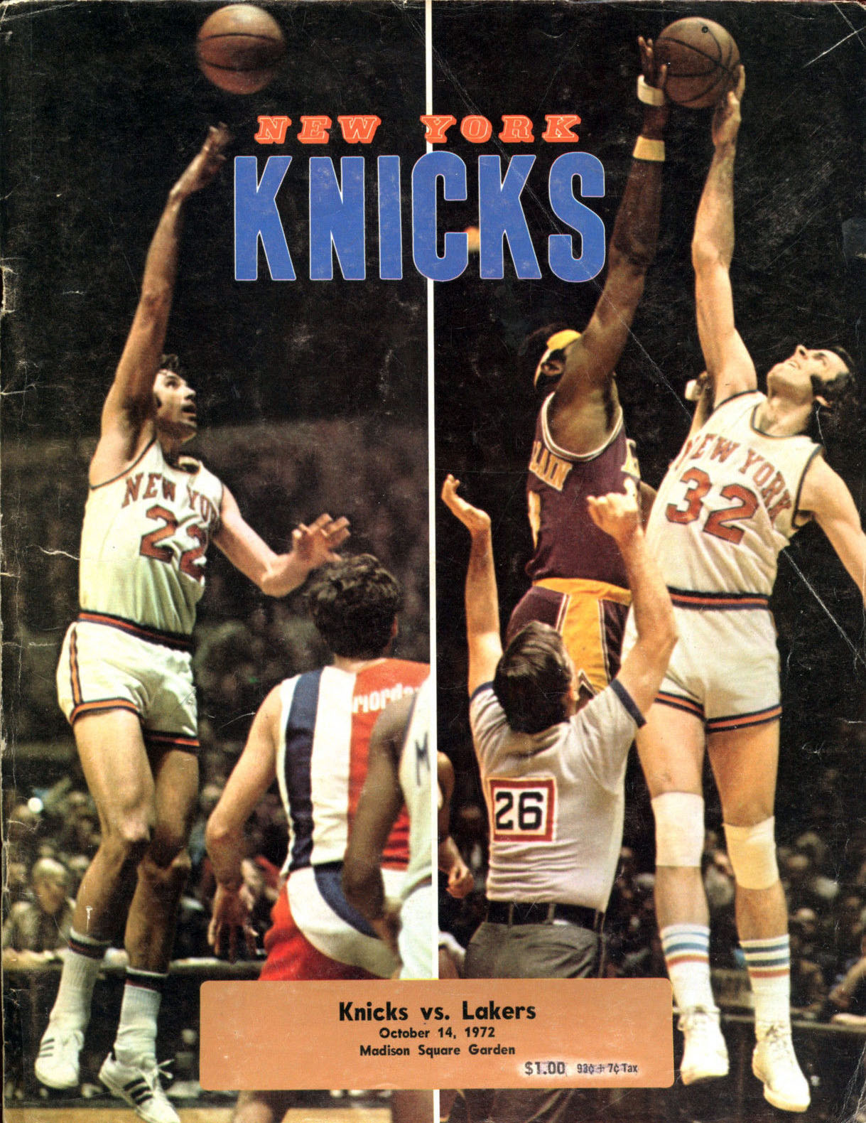 1972-73 New York Knicks program