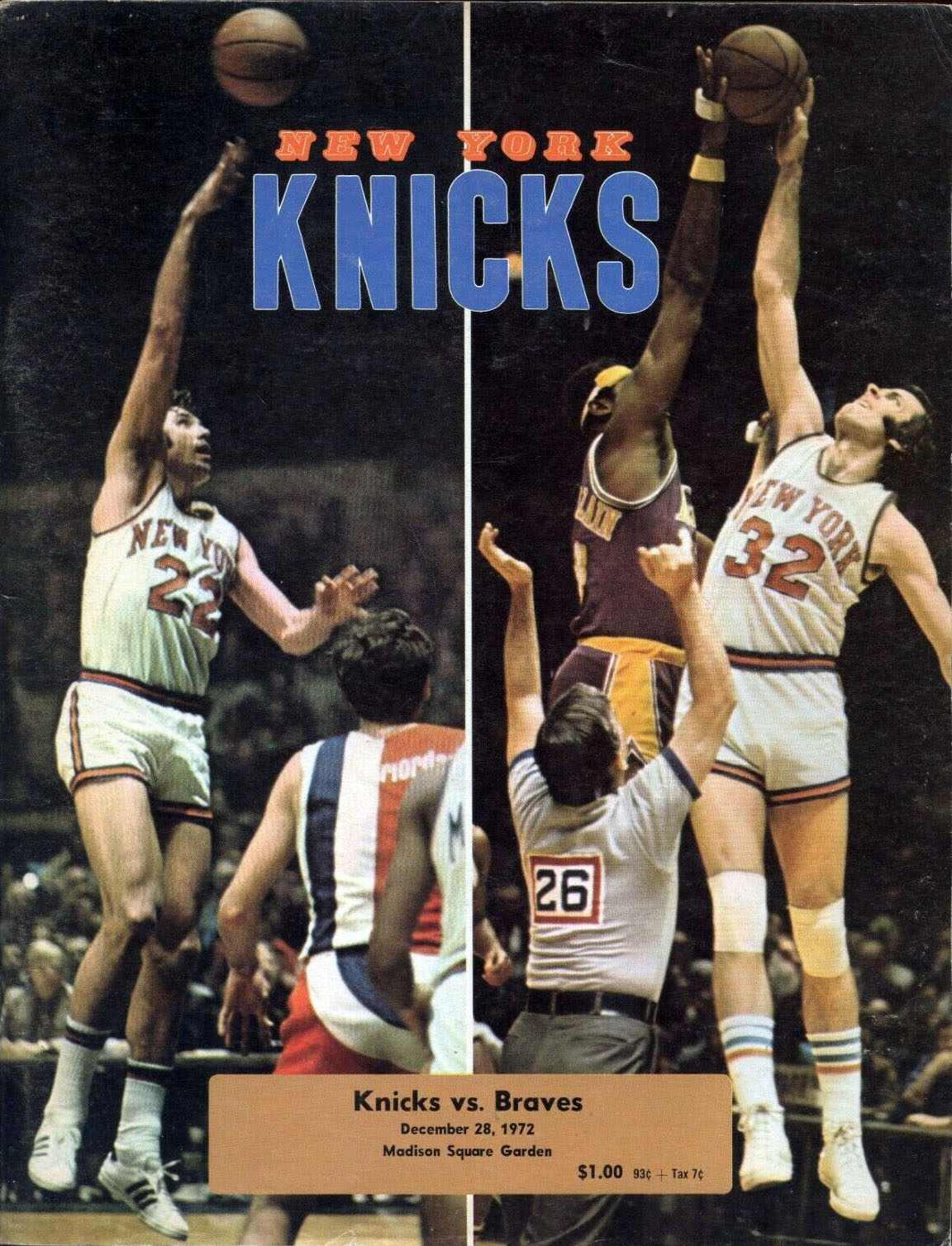 1972-73 New York Knicks program