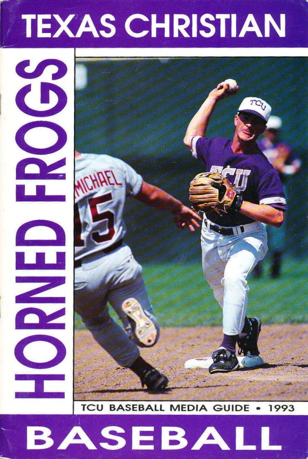 1993 TCU Horned Frogs baseball media guide