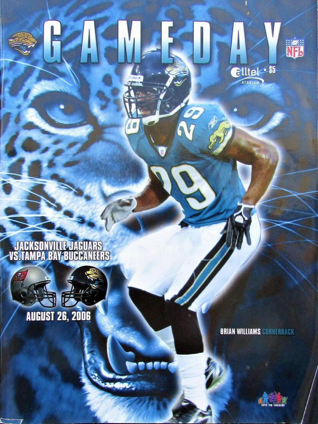 NFL Program: Jacksonville Jaguars vs. Tampa Bay Buccaneers (August 26, 2006)