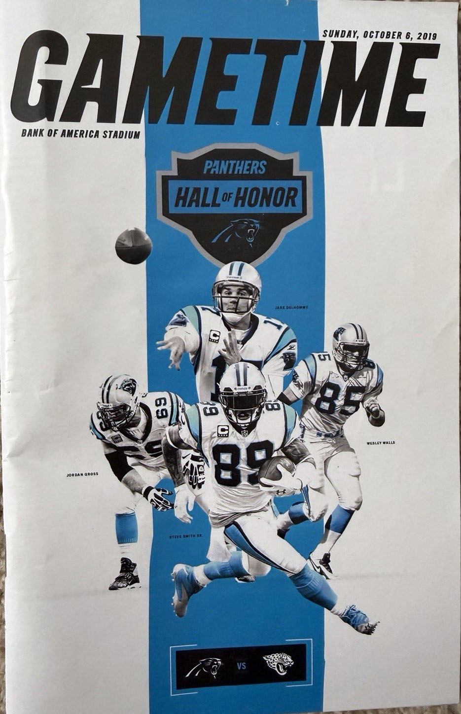 Carolina Panthers vs. Jacksonville Jaguars (October 6, 2019)