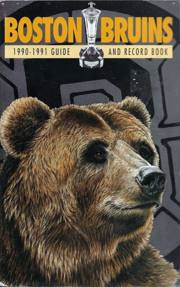 1990-91 Boston Bruins media guide