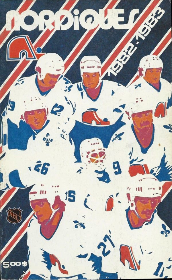 1982-83 Quebec Nordiques media guide