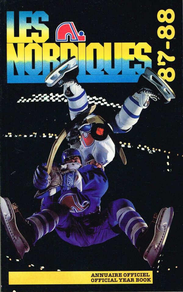 1987-88 Quebec Nordiques media guide