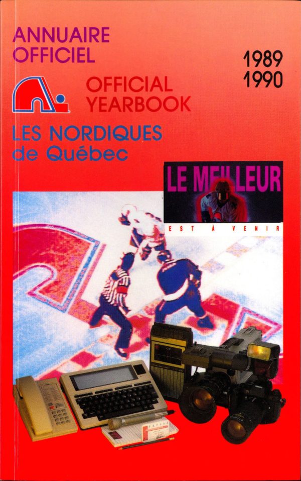 1989-90 Quebec Nordiques media guide