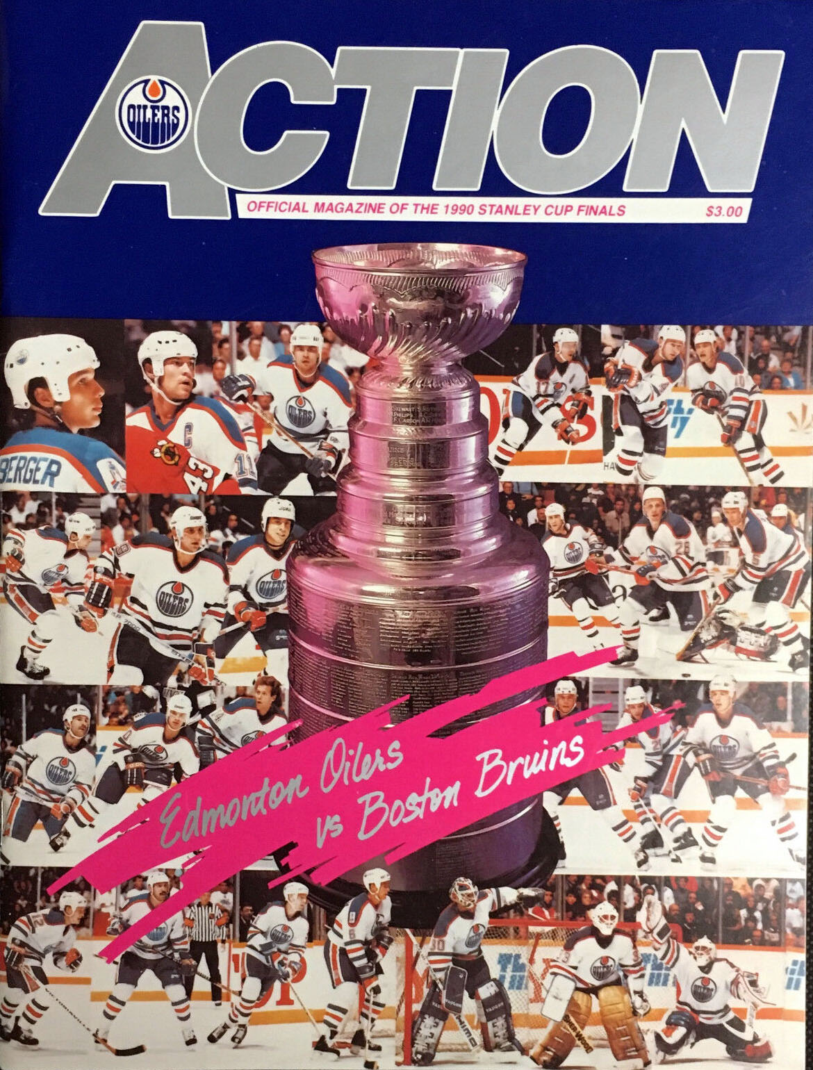 NHL Program: Edmonton Oilers (1989-90)