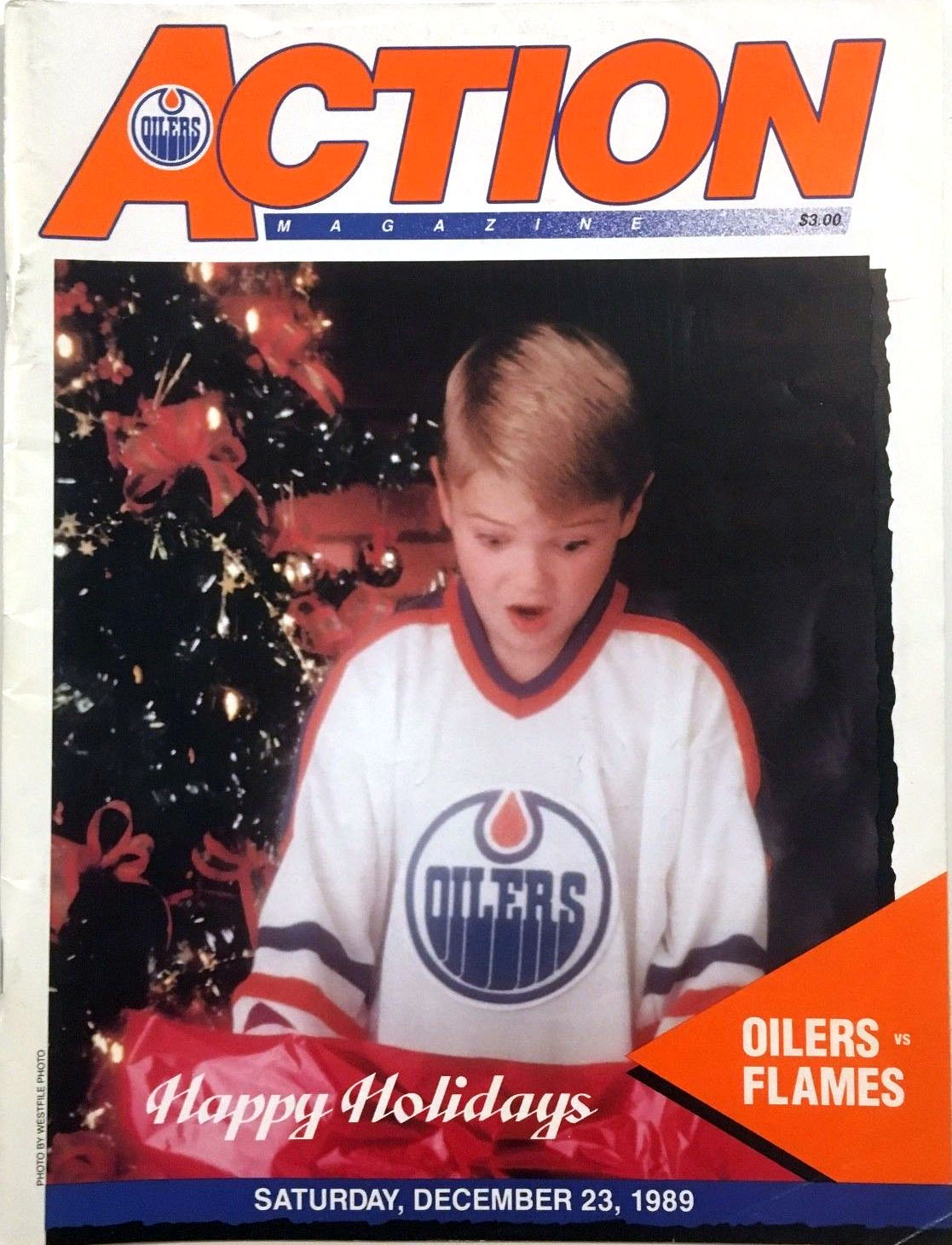 NHL Program: Edmonton Oilers (1989-90)