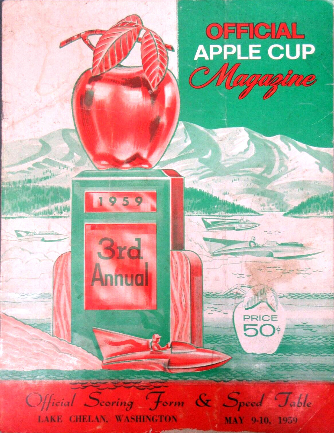 Hydroplane Racing Program: 1959 Apple Cup