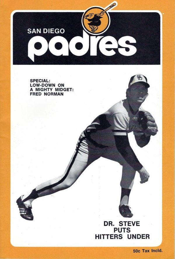 1972 San Diego Padres program