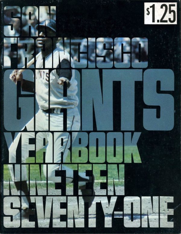 1971 San Francisco Giants yearbook