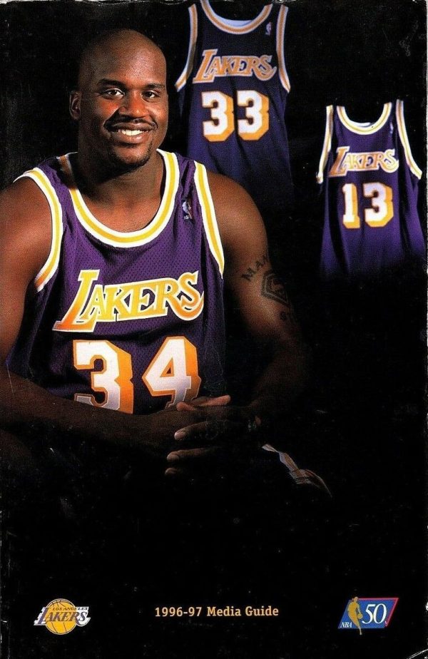1996-97 Los Angeles Lakers media guide