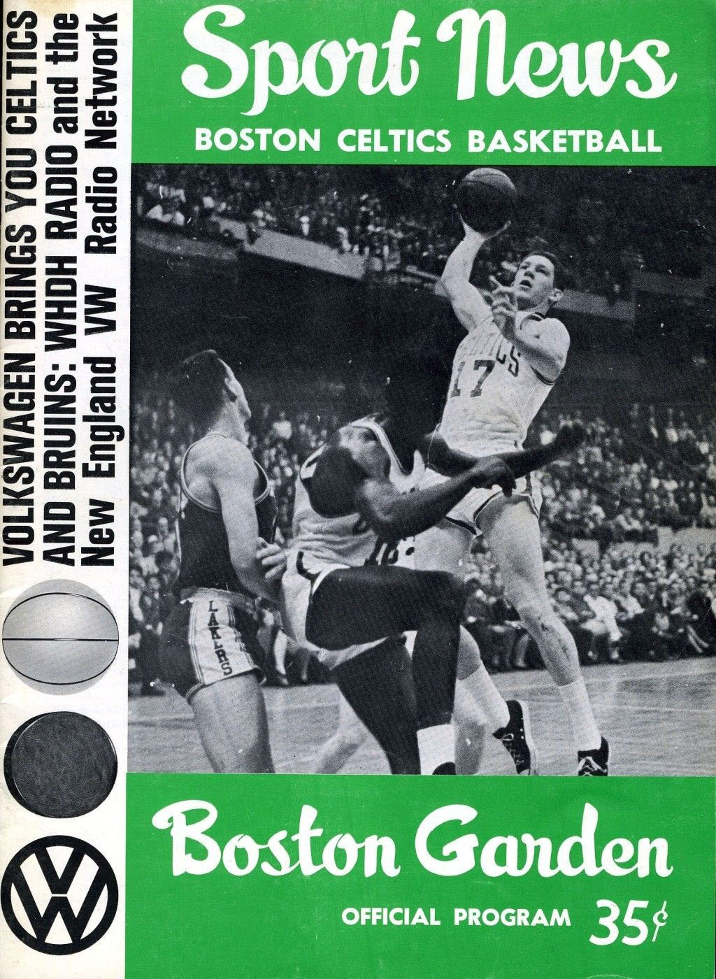 1963-64 Boston Celtics program