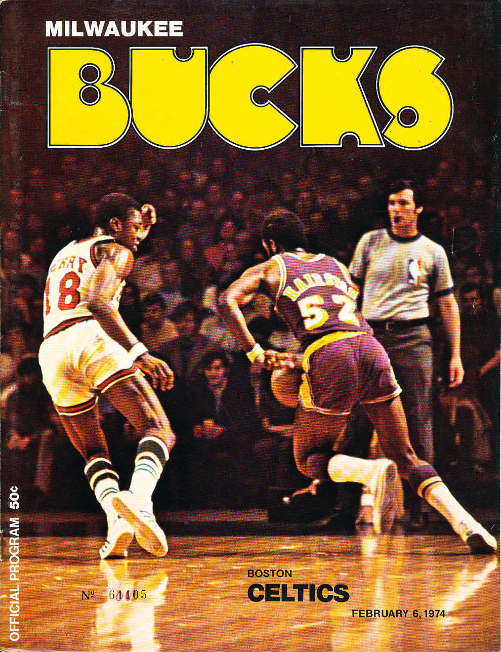 1973-74 Milwaukee Bucks program