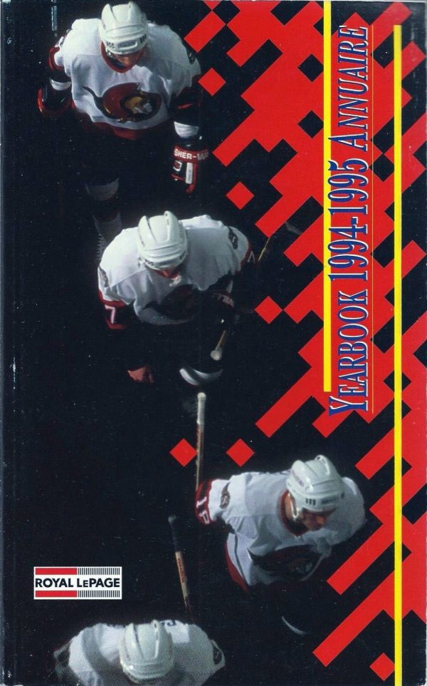 1994-95 Ottawa Senators media guide