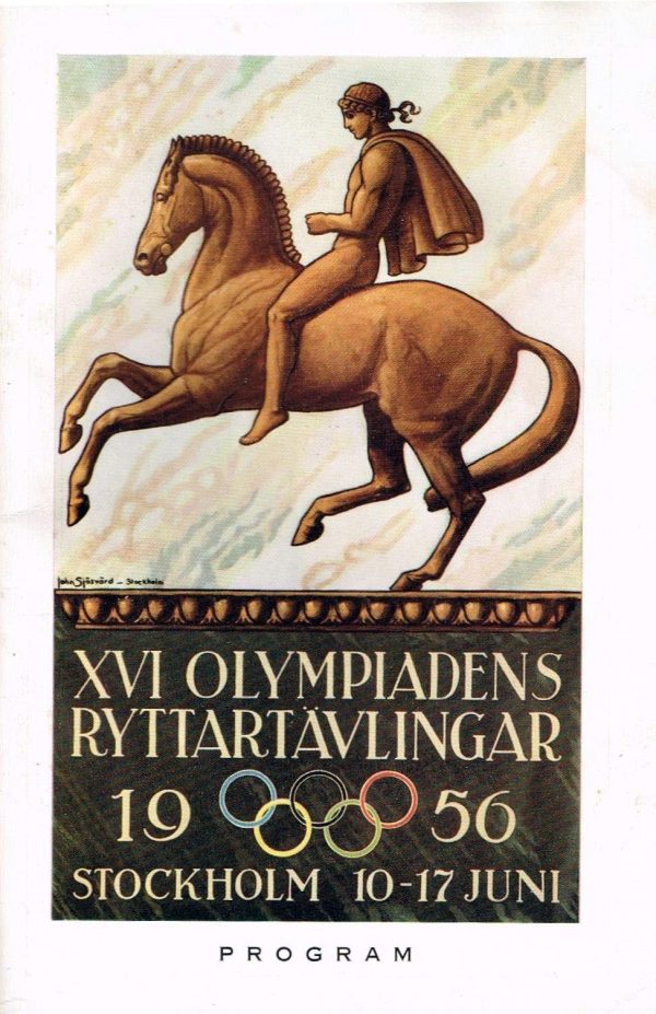 Olympic Games Program: Melbourne 1956 (Equestrian)