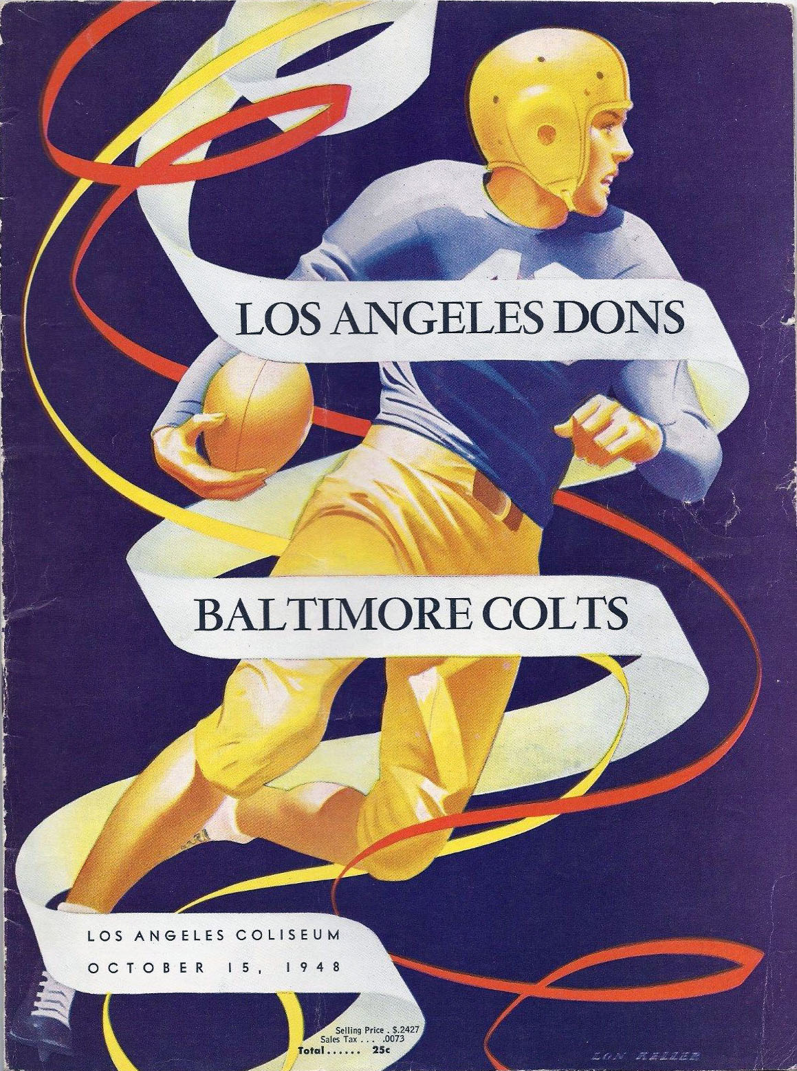 Los Angeles Dons vs. Baltimore Colts (October 15, 1948)
