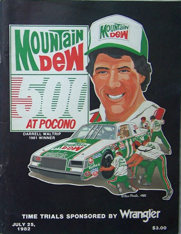 1982 Mountain Dew 500 program