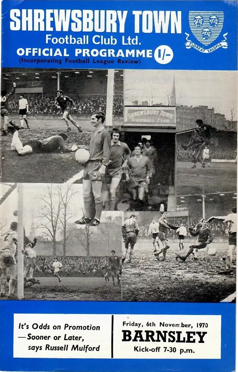 Shrewsbury Town vs. Barnsley (November 14, 1970)