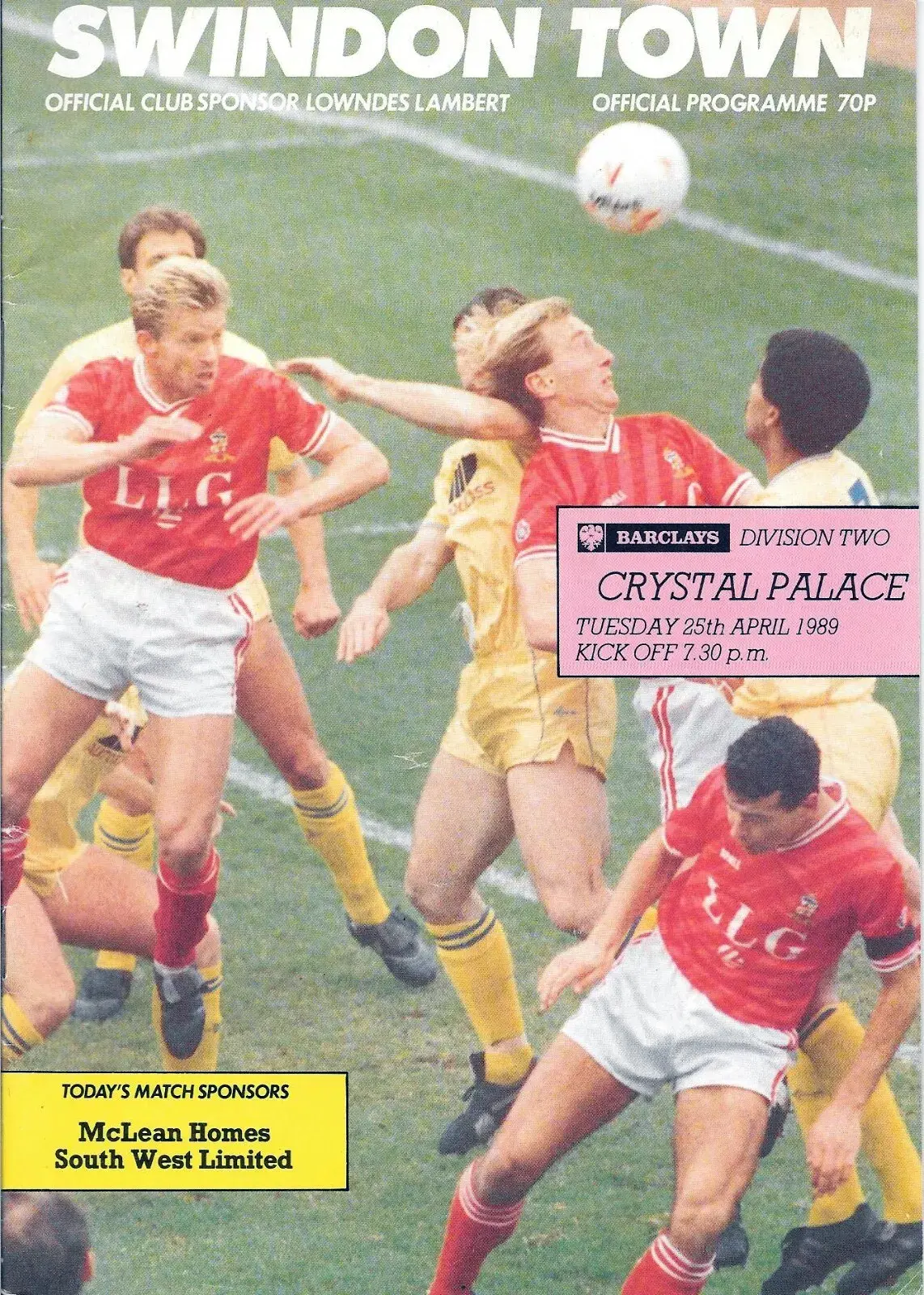 Swindon Town vs. Crystal Palace (April 25, 1989)