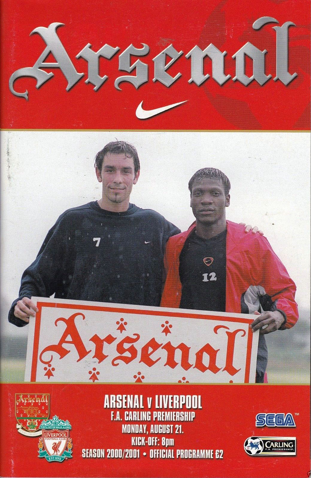 Arsenal vs. Liverpool (August 21, 2000)