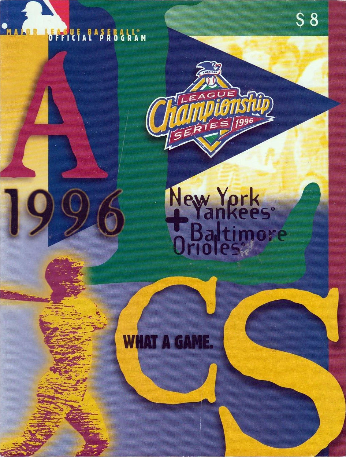 MLB ALCS Program: New York Yankees vs. Baltimore Orioles (1996)