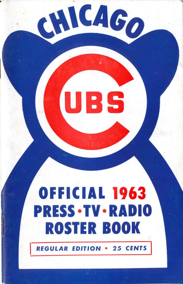 1963 Chicago Cubs media guide